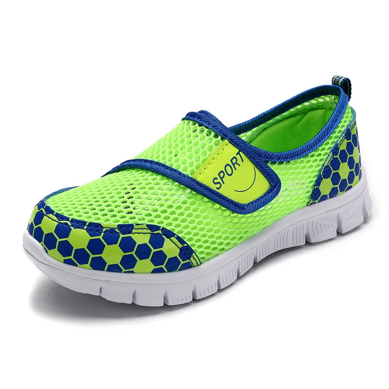 2018 New children breathable net shoes comfortable soft student sport for Kids running boys girls sneaker green pink | Детская одежда и