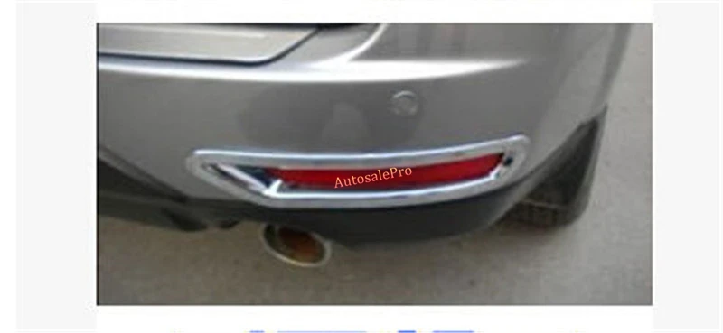 ABS хромированный задний противотуманный фонарь бампер рамка обшивка для Subaru Forester