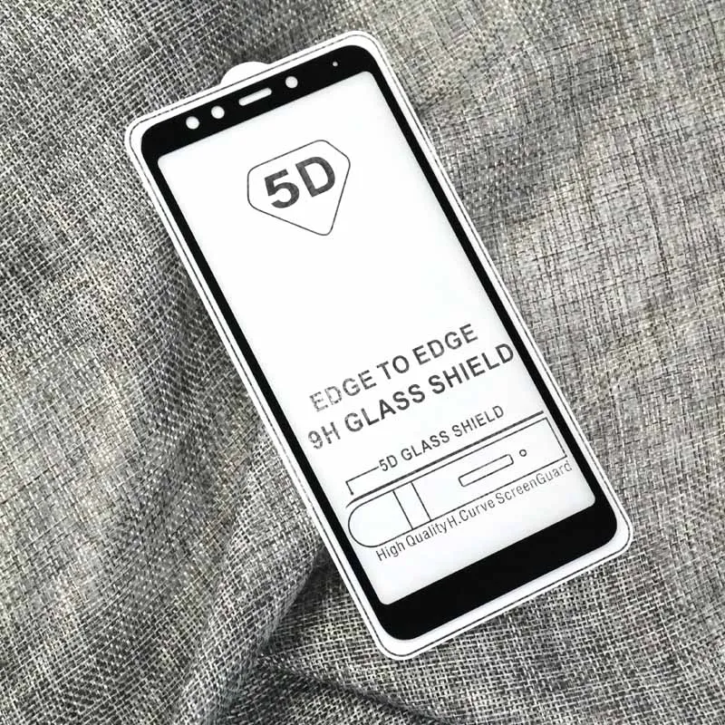 Закаленное стекло 5D для Xiaomi redmi 5 plus mi a1 note 4x mi6 6 5x защитная пленка ультратонкий