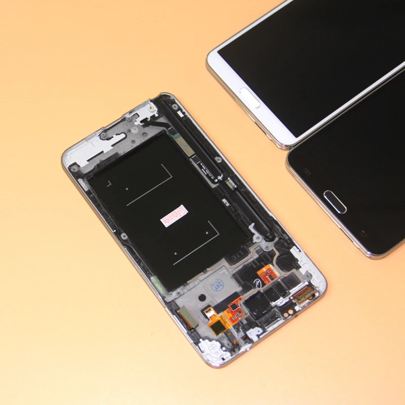 100% Tested For Samsung Galaxy Note3 N9005 LCD Display Touch Screen with Digitizer Frame Assembly for Note 3 White / Bla | Мобильные