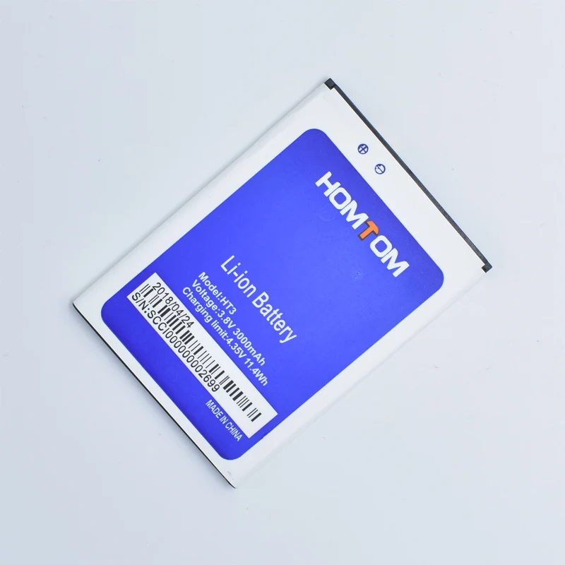Hekiy Высокое качество Новый резервный аккумулятор HT3 для Homtom Pro 3 8 V 3000mAh Замена