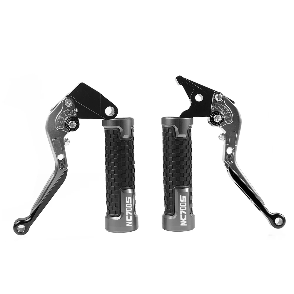 

Motorcycle Moto CNC Pivot Foldable Brake Clutch Levers handle bar hand grips For Honda NC750S NC 750S NC750 S NC 750 S 2014-2015