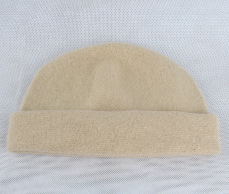 Модные зимние шляпы для женщин шерсть Skullies шляпа дамские шапочки Повседневная теплая вязаная шапка
