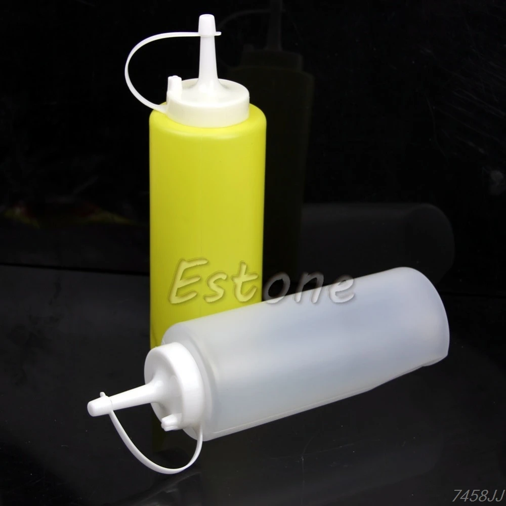 Пластиковая бутылка для выдавливания приправы Dip диспенсер кетчупа горчичный