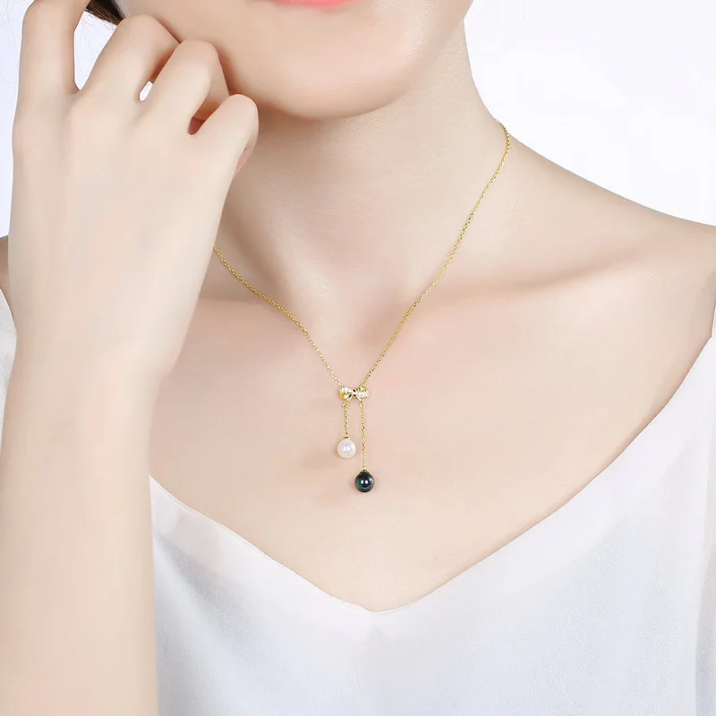 BESTLYBUY летнее новое ожерелье из стерлингового серебра 925 пробы с лепестками любви