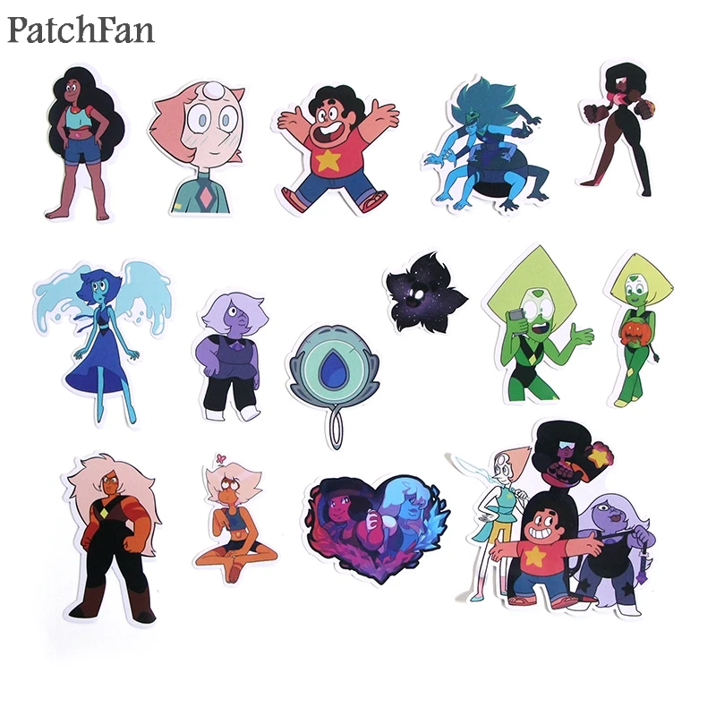 Patchfan 60 шт. Стивен Вселенная детская игрушка наклейка для DIY Скрапбукинг альбом ноутбук телефон наклейки на ноутбуки водонепроницаемый стикер A1290