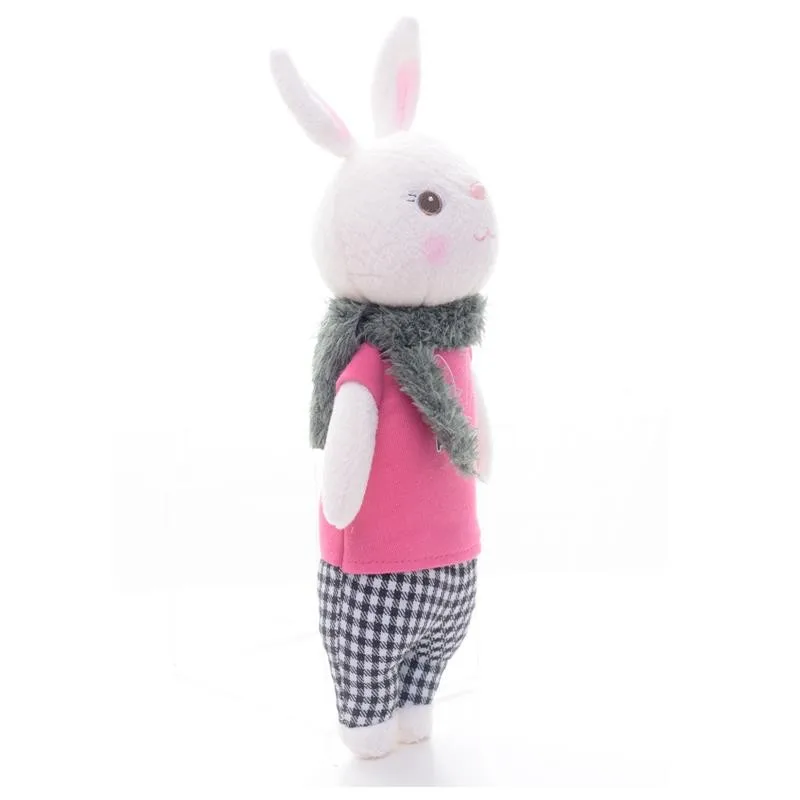 Tiramisu Bunny Toy Plush Scarf Red Rabbit Dolls for Girls Birthday Gifts Kids Stuffed toy girl doll | Игрушки и хобби