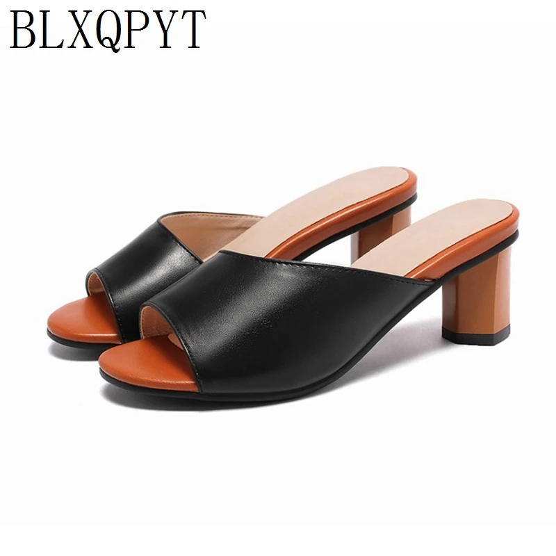 

BLXQPYT 2019 Sandalias Mujer Sapato Feminino Big Size 31-44 Summer High heels Women Shoes Fashion Beach Sandals Slippers A53-1