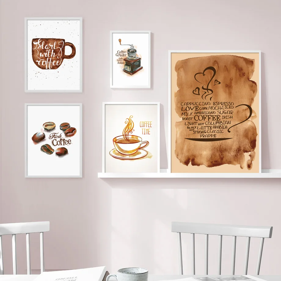 Gohipang акварель искусство холст живопись скандинавские постеры и принты ретро