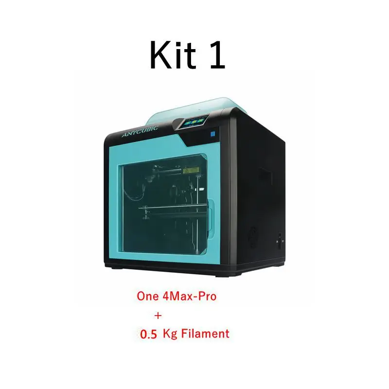 ANYCUBIC 4Max Pro 3d принтер большого размера плюс FDM Impresora Diy Набор модульный дизайн сопло 3d принтер 3d drucker drukarka 3d - Цвет: 4Max pro