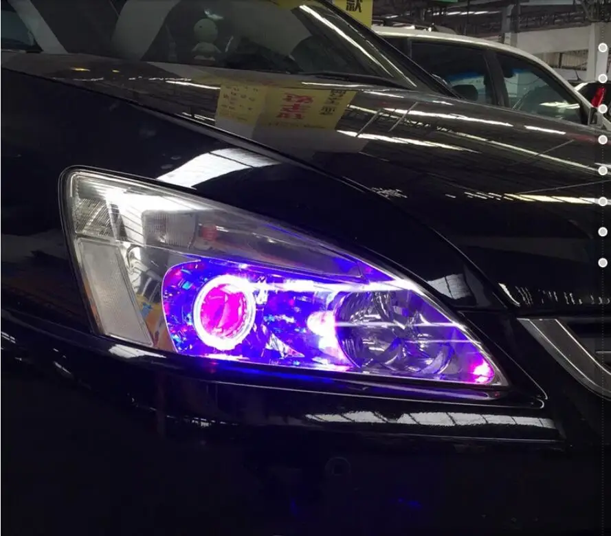 RHD LHD Автомобильный Стайлинг для Honda Accord фары 2003~ 2007 Accord 7th фары DRL Биксеноновые линзы Высокий Низкий луч парковка