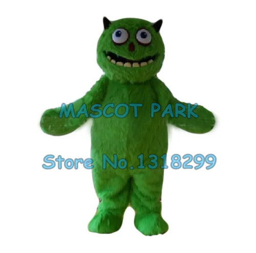 

mascot Long Plush Green Alien Monster Mascot Costume Adult size cartoon monster theme anime cosply costumes carnival fancy dress