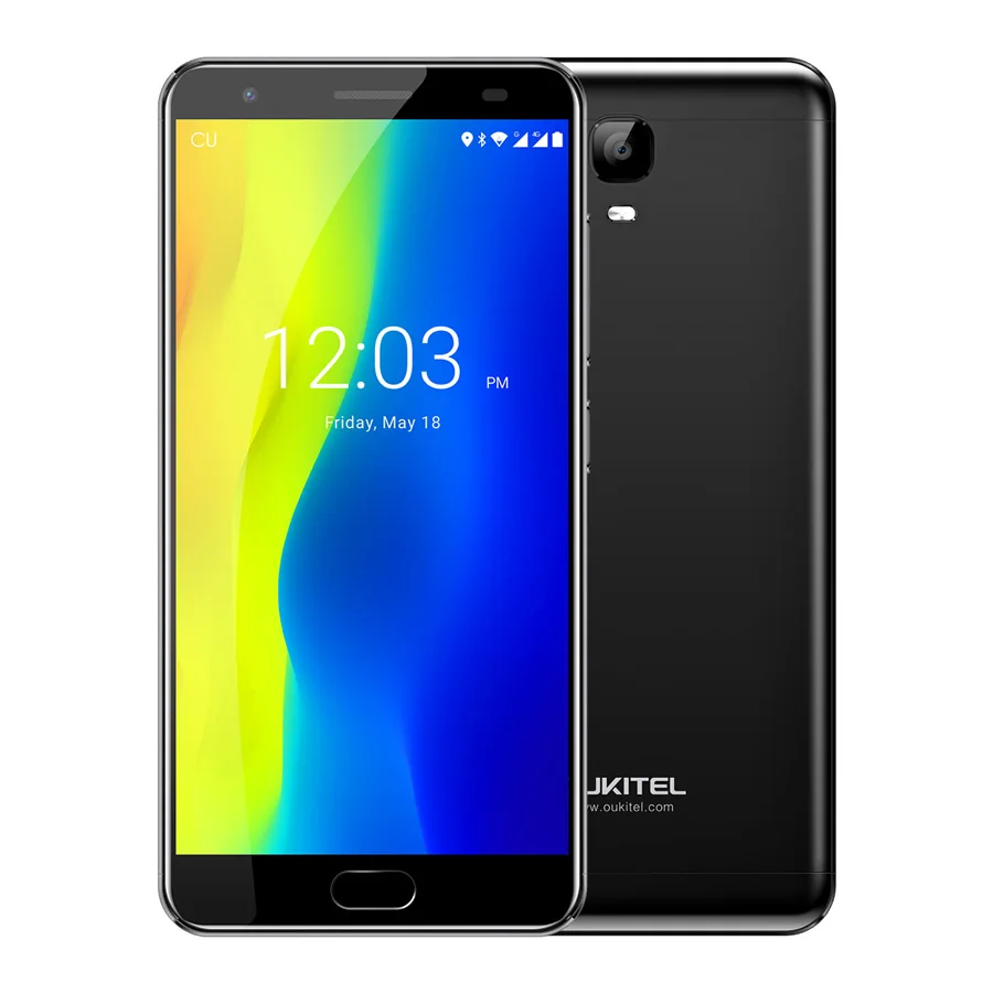 Оригинальный мобильный телефон Oukitel K6000 Plus на базе процессора MTK6750T Octa Core с экраном 5,5 дюйма FHD 1920x1080, 4 ГБ оперативной памяти и 64 ГБ встроенной памяти, сканером отпечатков пальцев и быстрой зарядкой 12V/2A.
