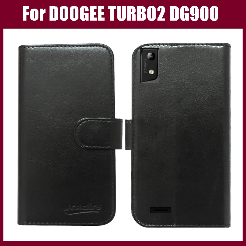Кожаный чехол DOOGEE TURBO2 DG900 новый высококачественный с подставкой роскошный