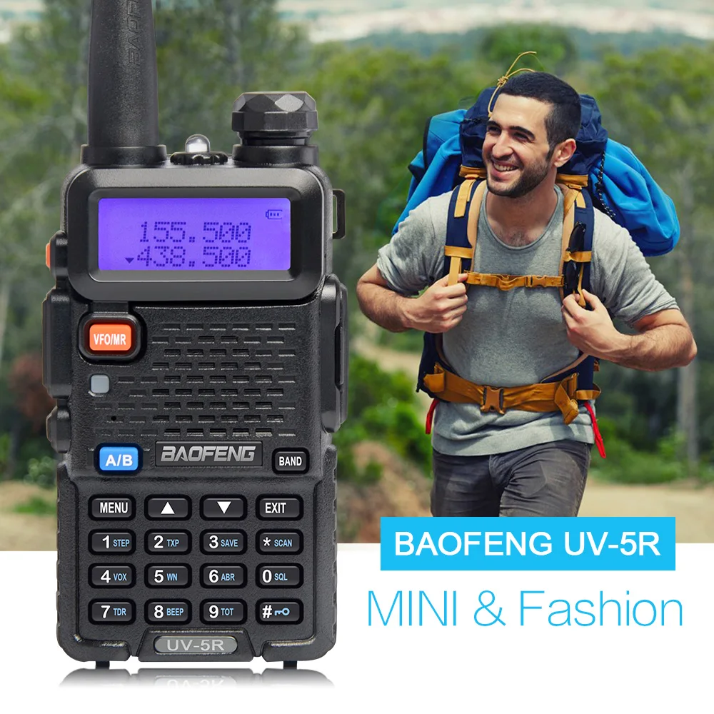 2 шт. Baofeng UV 5R CB радио vox 10 км Walkie Talkie пара двухстороннее communicator для полиции
