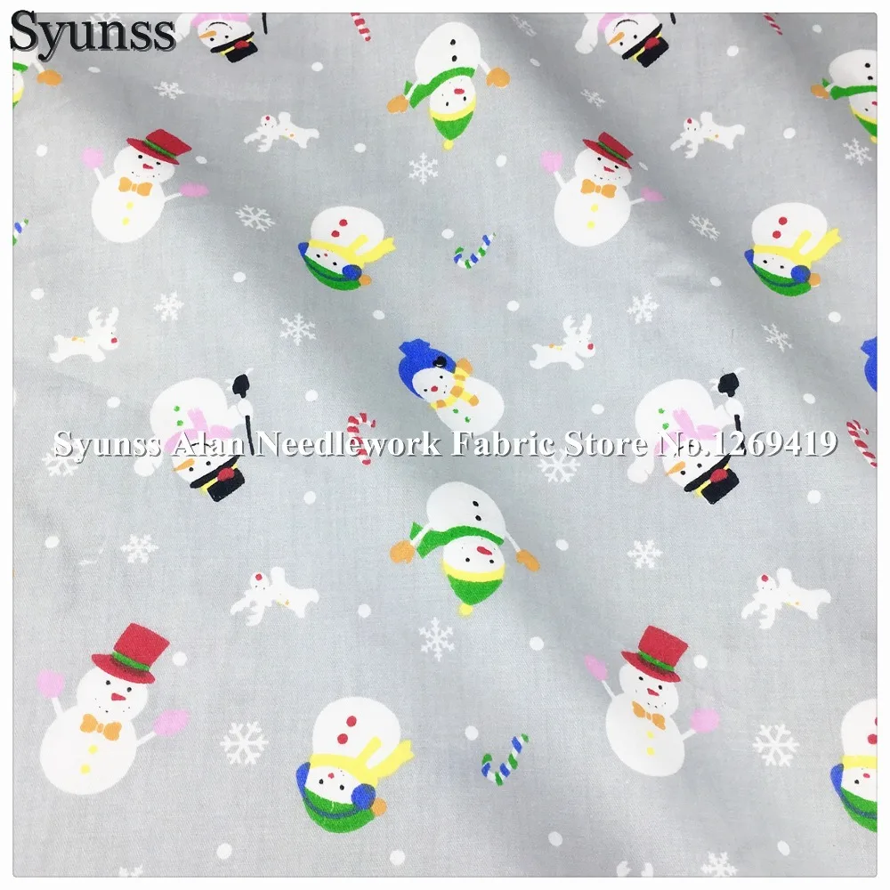 Syunss Twill хлопчатобумажная ткань сделай сам Tissu лоскутное tetas шитье детская игрушка