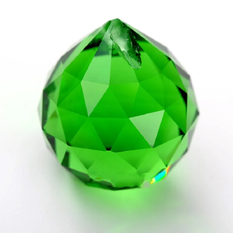 Кристальные подвески для люстр 1 шт. хрустальные бусины круглые шарики граненые