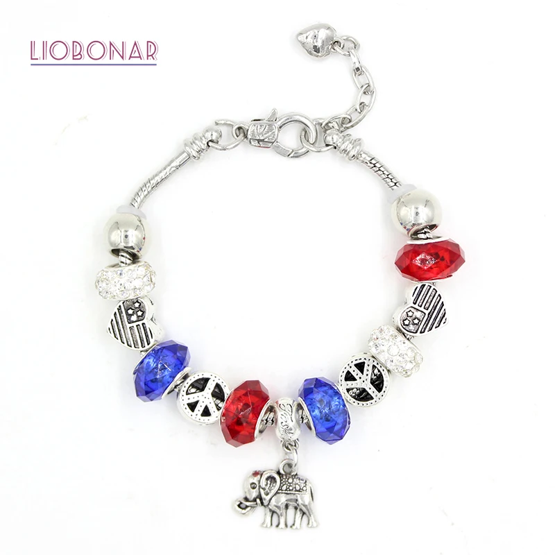 Новое поступление Очаровательное животное слон Европейский стиль красный синий