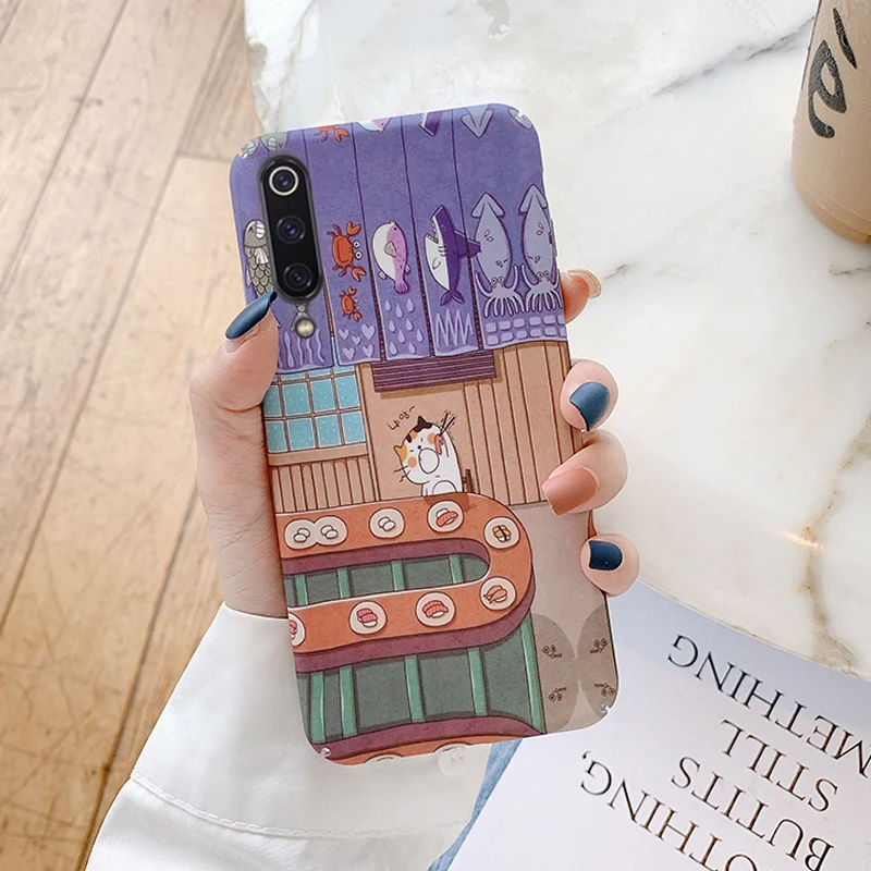 Yu YonLinTan coque, чехол, чехол, для Xiaomi mi 9 Se mi 9 9Se, роскошный чехол с рисунком, жесткий милый чехол с мультяшным цветочным принтом - Цвет: Yu
