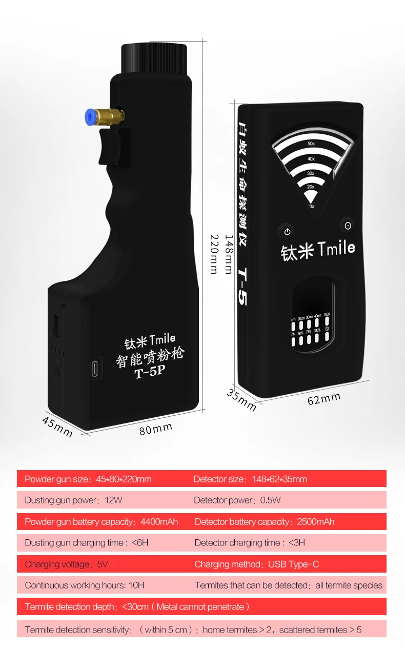 Termite детектор прецизионное сверло Интеллектуальный распылитель Termite лечение распылительный комплект-включает в себя полную систему обработки термитов