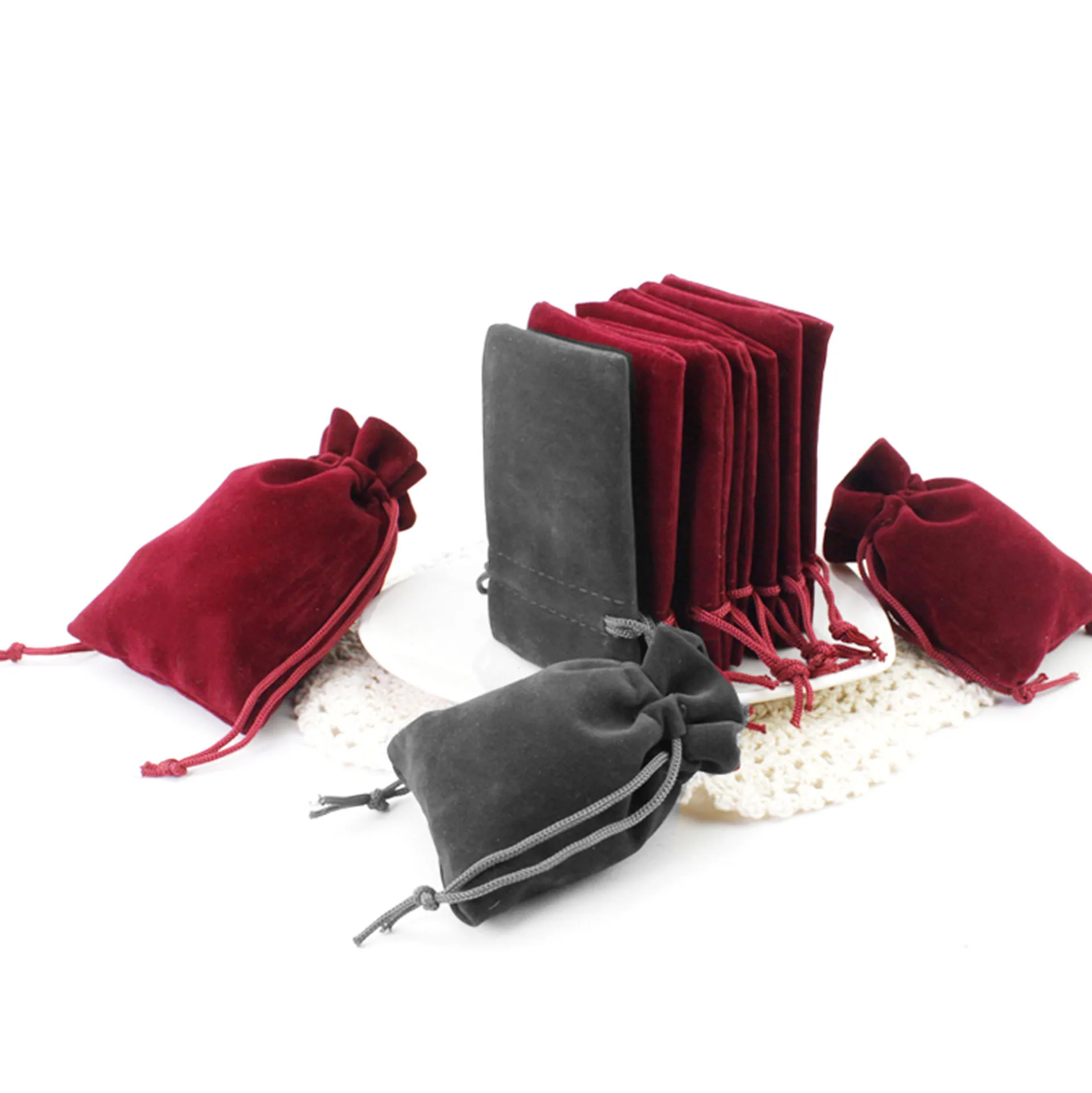 Ювелирные изделия Мешочки Органайзер сумка для хранения фланелевая бархатная