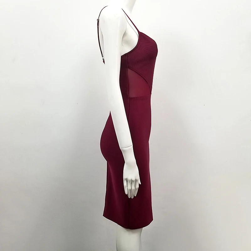 Вечеринка платье мини для женщин пикантные Лето 2018 г. Бандажное тонкие платья без