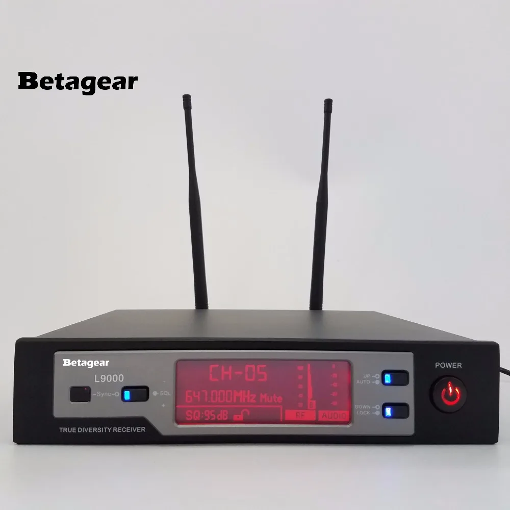 Betagear Super skm9100 615-655 МГц беспроводной микрофон вокальный Настоящее разнообразие микрофон профессиональный mikrofon цифровой микрофон для сцены