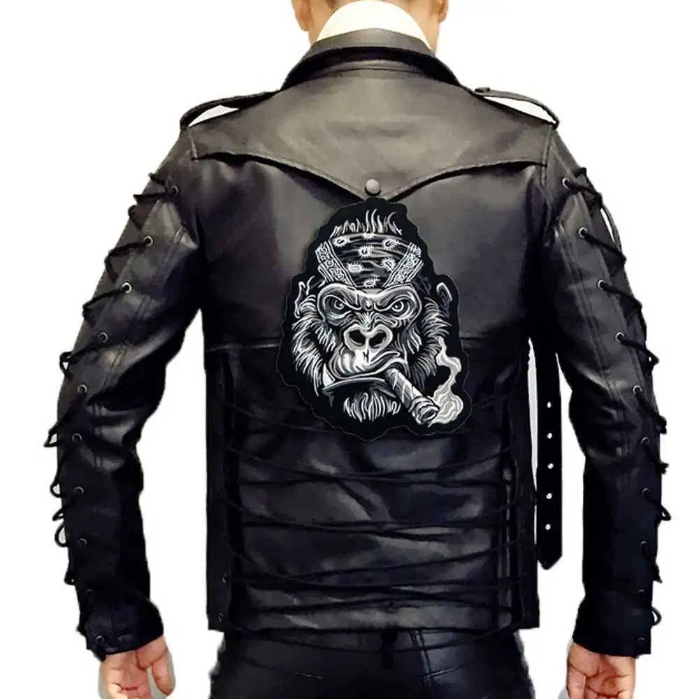 SILVERBACK NOMADS 1% полный комплект вышитые Панк байкерские нашивки Одежда Наклейки