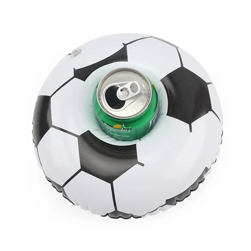 3 шт./лот надувной держатель для напитков в виде футбольного поплавка украшения