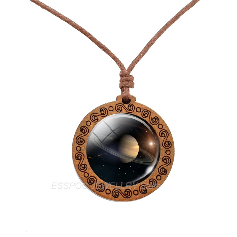 Цепочка с подвеской в виде планеты Юпитера солнца луны звезд | Украшения и