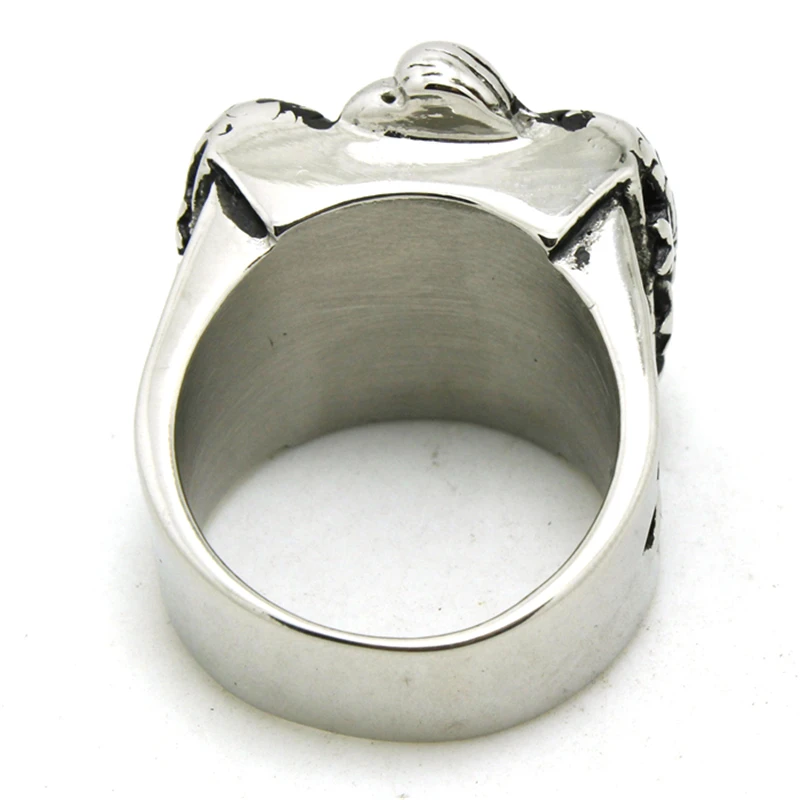 Модное кольцо с американским флагом свободное байкерское орлом