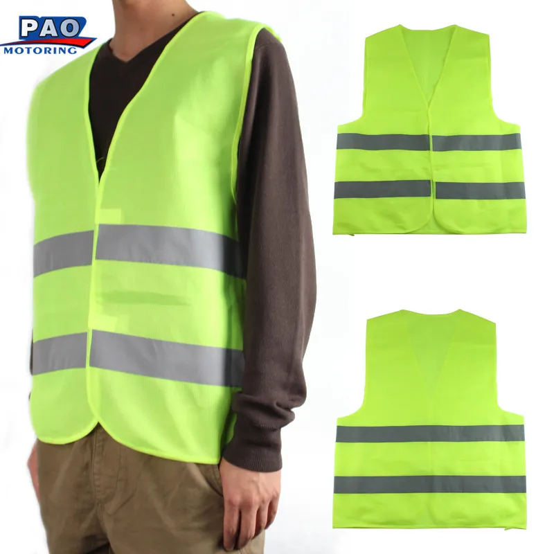 Светоотражающий Жилет для безопасности 1 шт. одежда дорожного движения мотоцикла