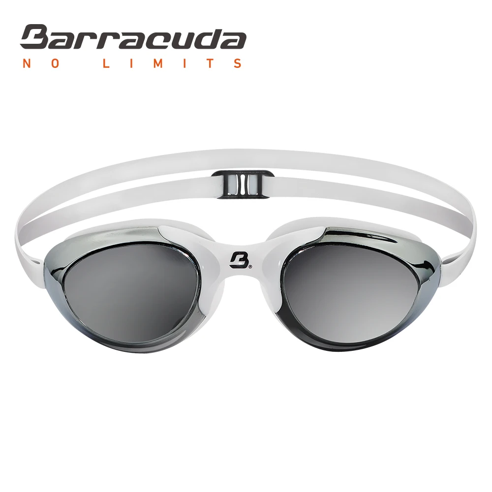 Очки для плавания Barracuda зеркальные линзы противотуманные с УФ защитой взрослых
