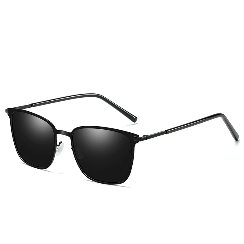 2019 модные квадратные поляризованные солнцезащитные очки в стиле ретро мужские