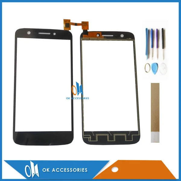 

For Prestigio Multiphone PAP5508 DUO PAP 5508 DUO PAP 5508DUO Touch Screen Digitizer Black Color With Tools Tape