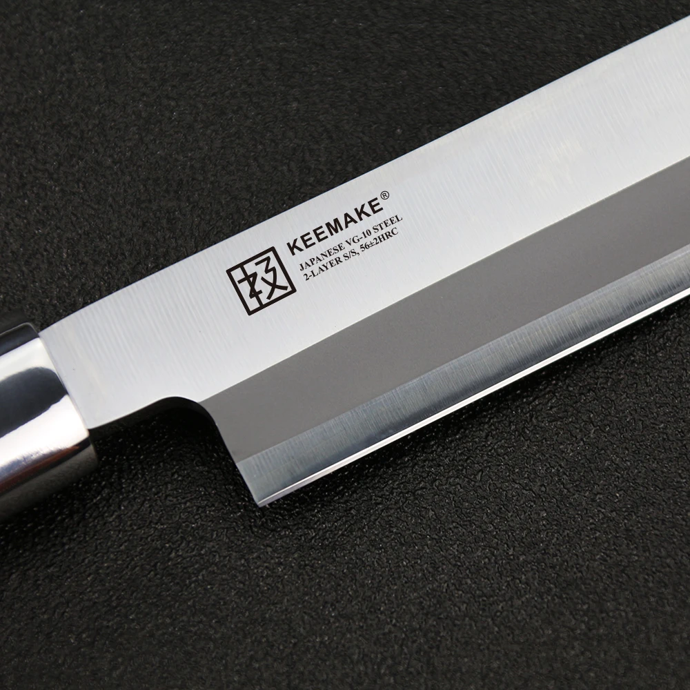 Sunnecko 10 5 дюймов Sashimi/поварской нож для тонкой нарезки Профессиональный режущие