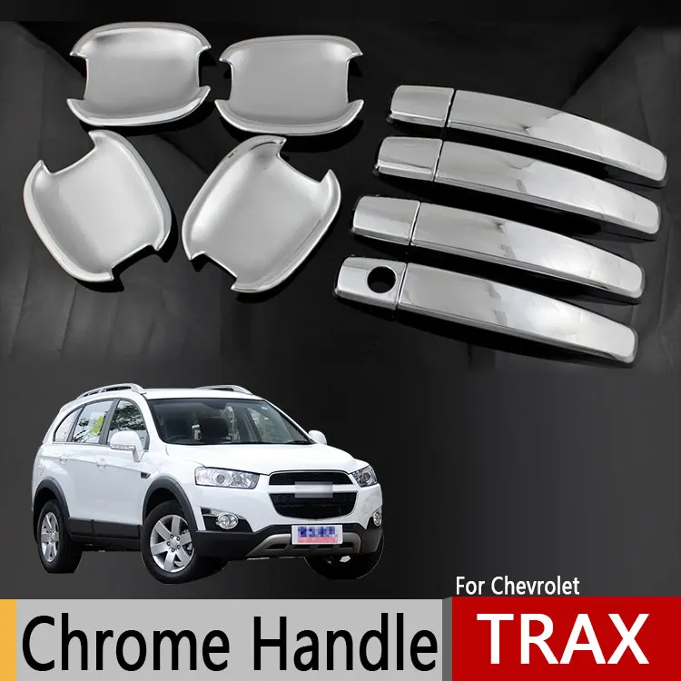 Хромированные покрытия для дверных ручек Chevrolet модель Holden Trax Opel Vauxhall Mokka