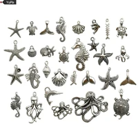 marine life prophecy emperor octopus charms pendant for diy jewelry making handmade bracelet necklace key chain bag accessories