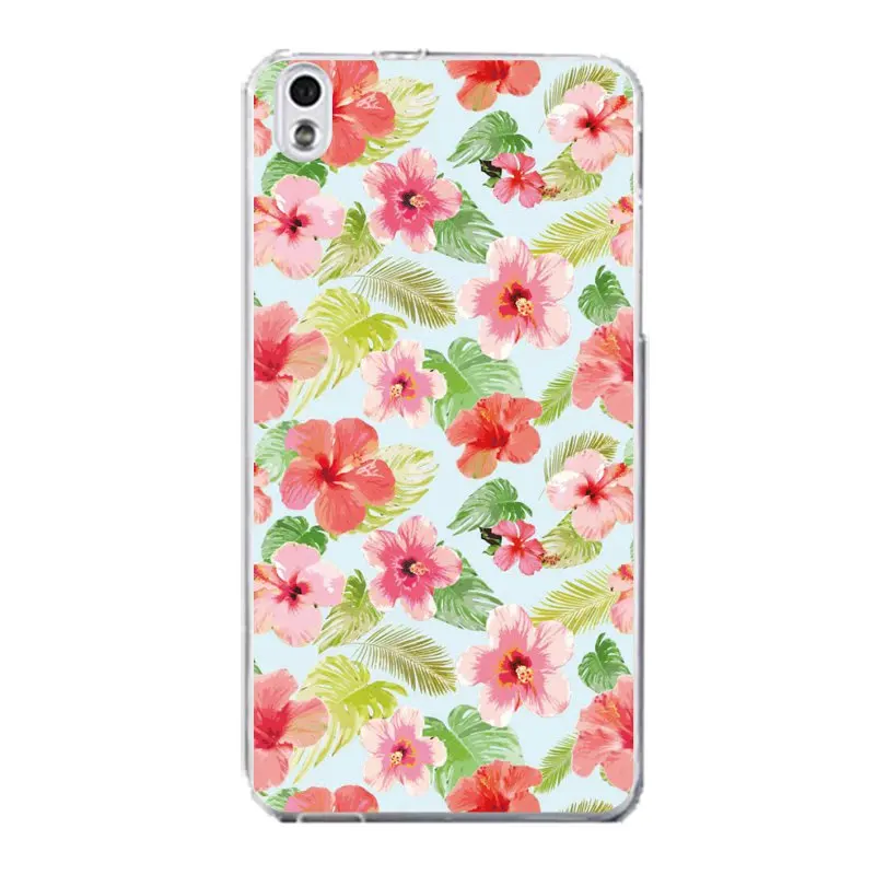 Мягкий прозрачный чехол из ТПУ для HTC D820 M8 M9 A9 Flora Coque Fundas Leaf Daisy силиконовый