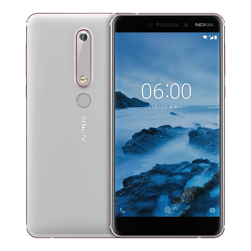 2018 Nokia 6 второго поколения 2th TA-1054 4 г 32 ГБ Android 7 Snapdragon 630 Octa core 5 'ɿHD 16.0MP 3000 мАч