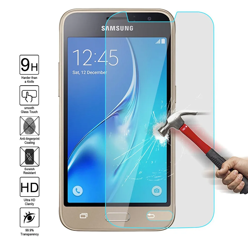 100% Подлинная Закаленное Стекло Фильм Экран Протектор для Samsung J1 Мини/J105|screen
