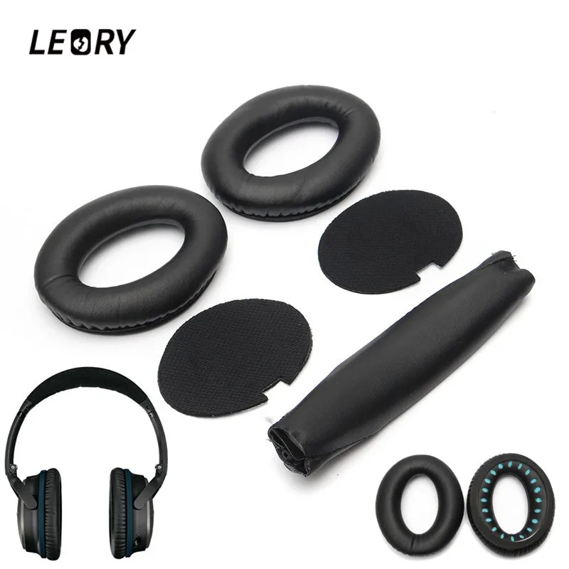 LEORY Мягкие подушечки для ушей головная повязка для наушников BOSE для quietкомфорт QC15 QC2 Запчасти для наушников