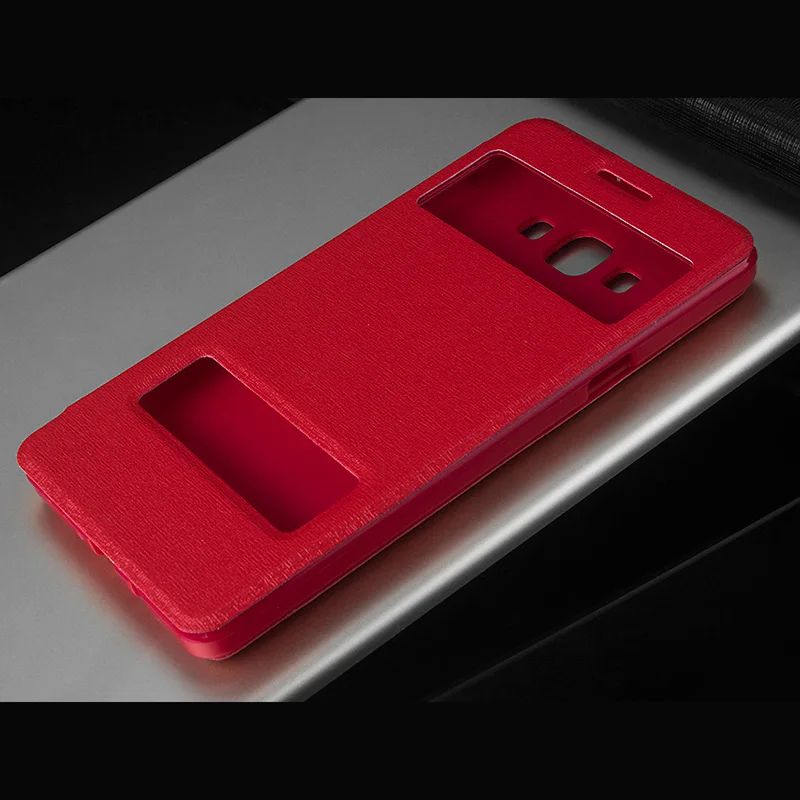 Window Pu Leather 5.5For Samsung Galaxy A7 2015 Case For A7000 Cell Phone Flip Cover | Мобильные телефоны и аксессуары