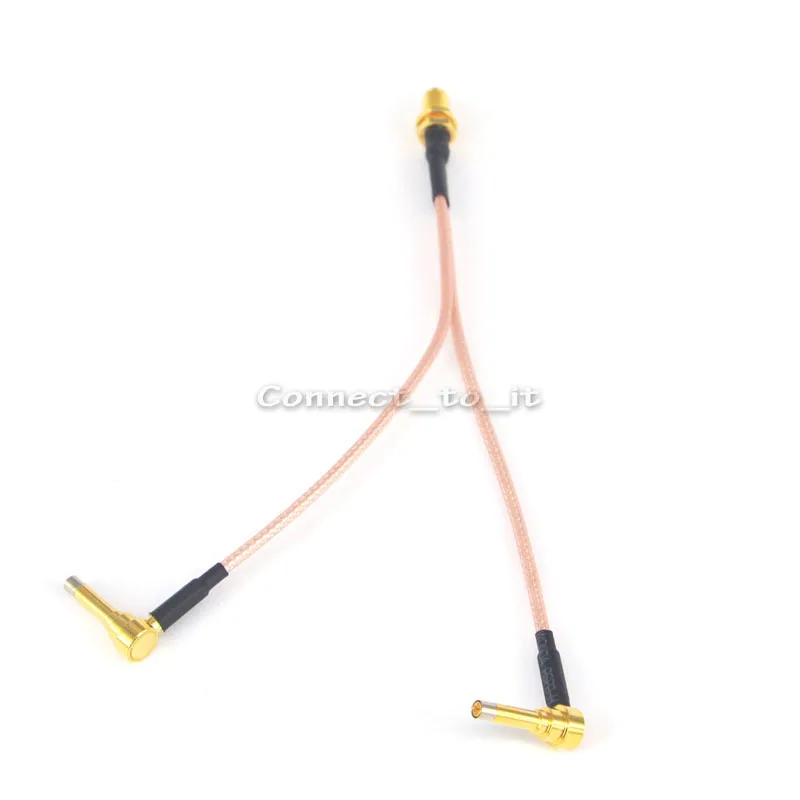 Радиочастотный коаксиальный кабель Y образного стандарта Женский к двойному