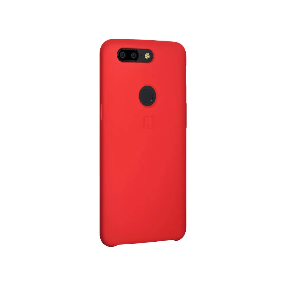 Oneplus 5T силиконовый чехол 100% оригинальный официальный защитный красный цвет One Plus