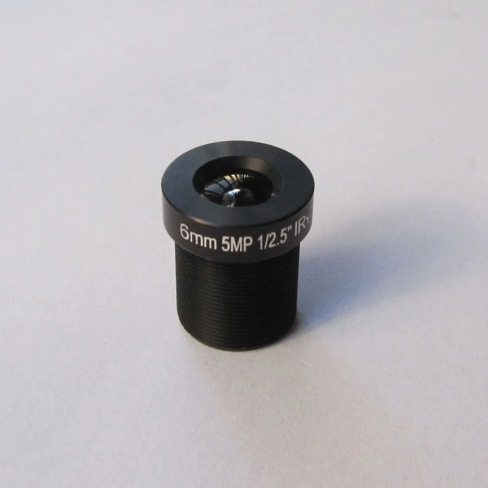 10pcs CCTV Lens 5MP 1080P 60degree 1/2.5'' 6mm For HD Full Camera IP M12*0.5 MTV Mount AHD CCD module|cctv lens|5mp lens1/2 lens |