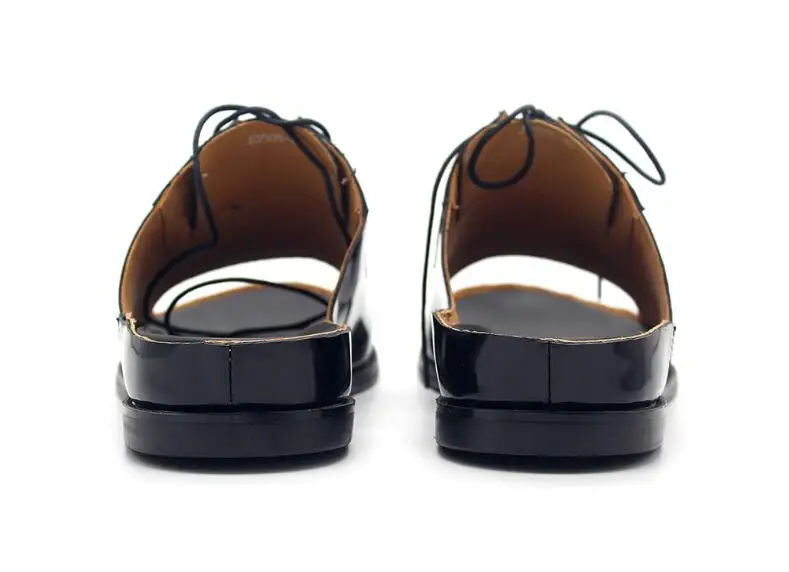 Новые стильные летние слиперы мужские повседневные Слиперы на плоской подошве