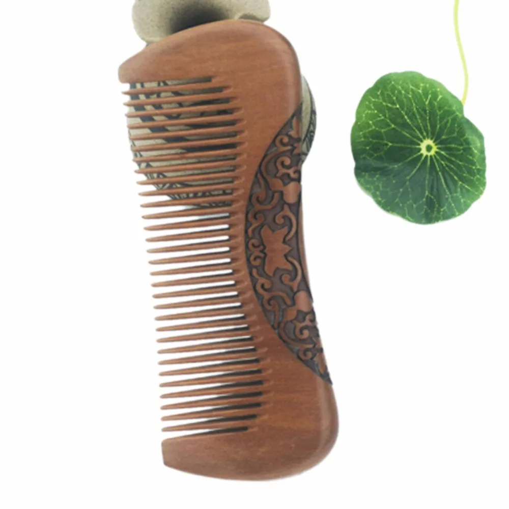 2017 карманная деревянная расческа натуральное зеленое сандаловое дерево супер