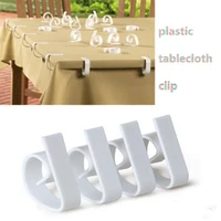 4pcslot new plastic table cover cloth desk skirt clip for wedding party picnic portable clamp