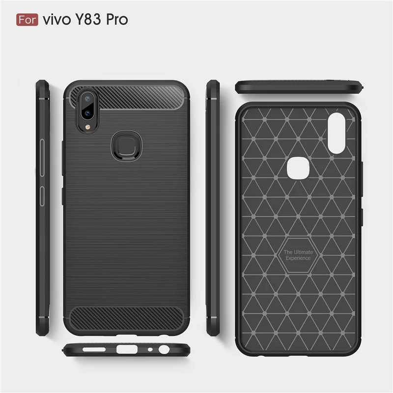Wolfsay Case Vivo Y83 Pro Cover Cases Fundas Soft TPU Brush Rubber Phone For Silicone Shell |